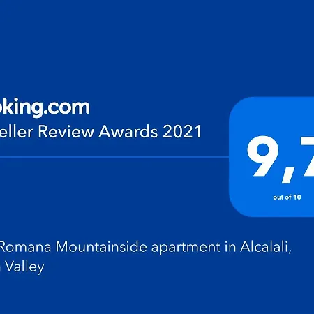 Romana Mountainside In Alcalali, Jalon Valley Apartamento *